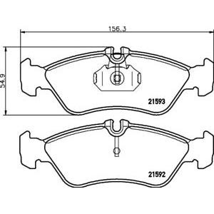 накладки PAGID T1124 