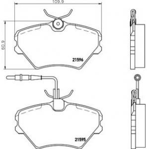 накладки PAGID T5086 