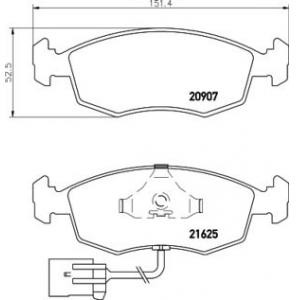 накладки PAGID T1080
