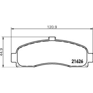 накладки PAGID T3022