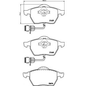 накладки PAGID T1162