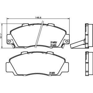 накладки PAGID T3016 