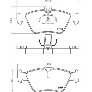 накладки PAGID T1091