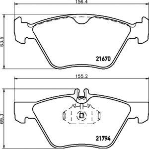 накладки PAGID T1092 