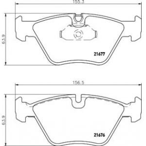 накладки PAGID T1103