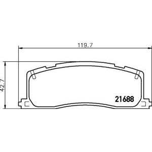 накладки PAGID T3010 