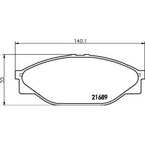 накладки PAGID T3012 