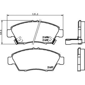 накладки PAGID T3024 