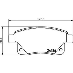 накладки PAGID T1642 