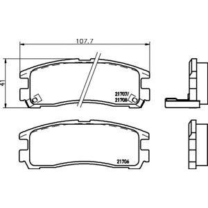 накладки PAGID T3031 