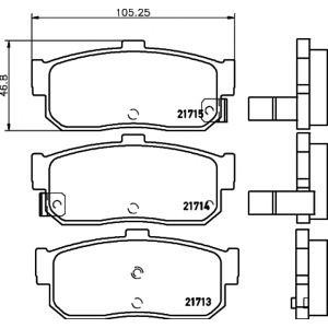 накладки PAGID T3028 