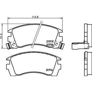 накладки PAGID T3027