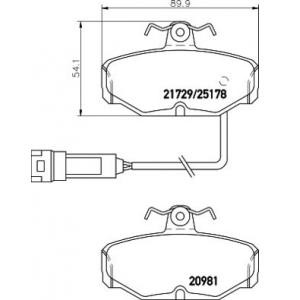 накладки PAGID T5007