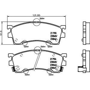 накладки PAGID T1557 