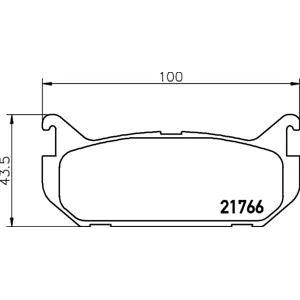накладки PAGID T3043 
