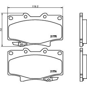 накладки PAGID T3076