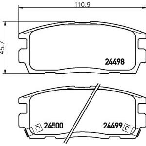 накладки PAGID T1659 