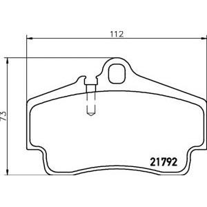 накладки PAGID T5125 