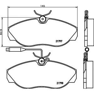 накладки PAGID T5078 
