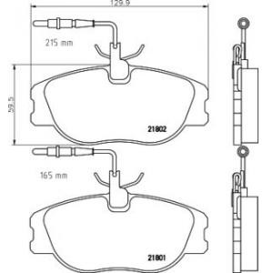 накладки PAGID T5084