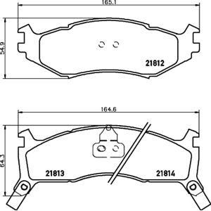 накладки PAGID T1130