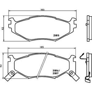 накладки PAGID T1129 