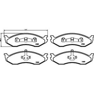 накладки PAGID T1132 