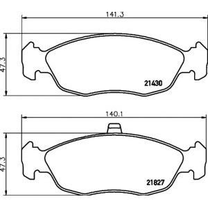 накладки PAGID T1137