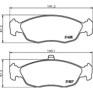 накладки PAGID T1137 