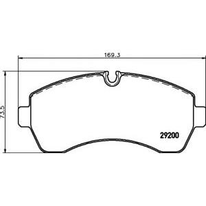 накладки PAGID C6026 
