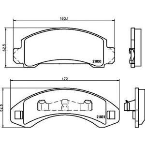 накладки PAGID T1159 