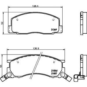 накладки PAGID T0395 
