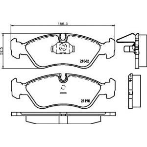 накладки PAGID T1082 