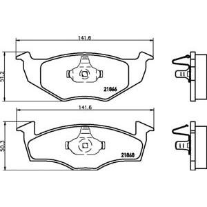 накладки PAGID T1097 