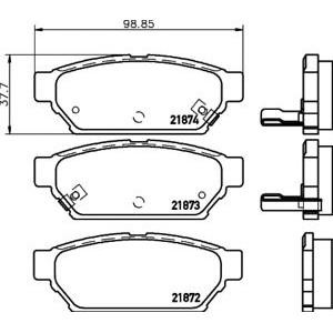 накладки PAGID T3042