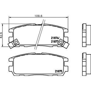 накладки PAGID T3034 
