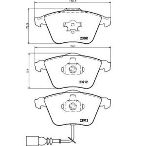 накладки PAGID T1350 