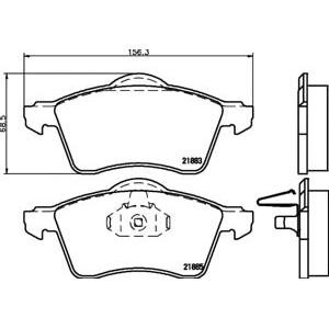 накладки PAGID T1107 