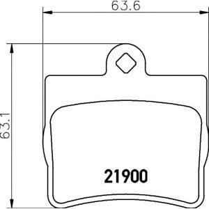 накладки PAGID T1139 