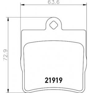 накладки PAGID T1198