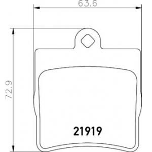 накладки PAGID T1153 