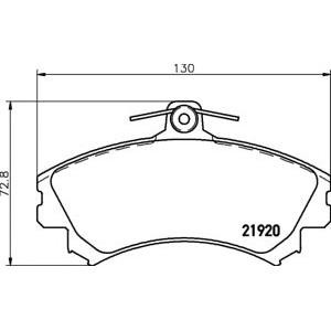 накладки PAGID T3040 