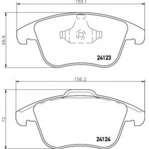 накладки PAGID T1653 