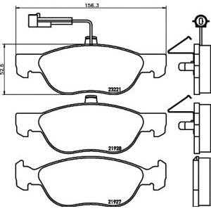 накладки PAGID T1095 