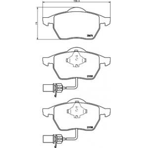 накладки PAGID T1149