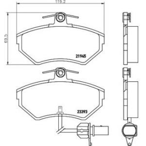 накладки PAGID T5122 
