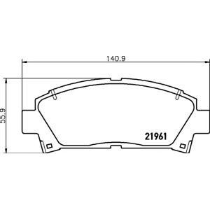 накладки PAGID T3044