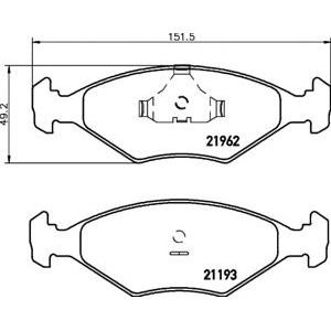 накладки PAGID T1146