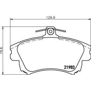 накладки PAGID T3095
