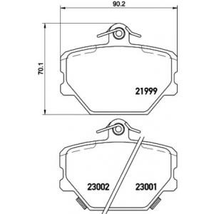 накладки PAGID T1176 
